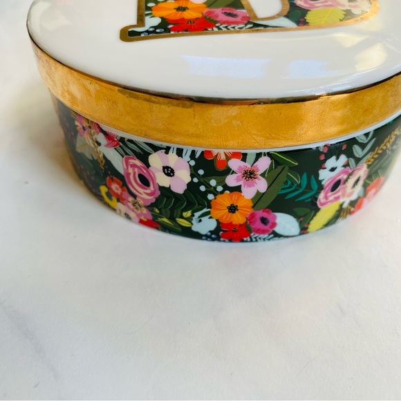 Mia Charra Ceramic Initial B Keepsake Trinket Holder - Picture 8 of 9